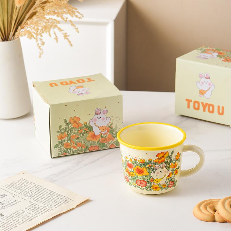 マグカップレディースかわいい花柄ウ...