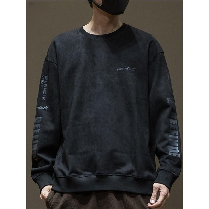 ・スタイル: 韓国・カテゴリ: 卫衣/绒衫・対象年齢: 成人・対象: メンズ・袖丈: 長袖・ネックライン: ラウンドネック・柄: 図案・ толщина: 普通・フィット: ゆったり・主な素材: ポリエステル繊維・主な素材の含有量: 81-90%・色: lxW06グリーン、lxW06カーキ、lxW06ブラック、lxW06ダークグレー・サイズ: M、L、XL、XXL、XXXL・重さ: 約301-350g・ポケット: 無し