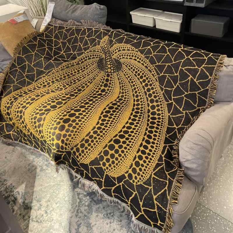 タペストリー 草間彌生風 南瓜柄 幾何学模様 ポリエステル繊維 リビング 民族風 装飾 リラックス 130cm 160cm