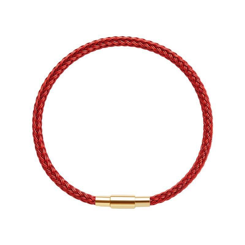 ブレスレット レディース メンズ 本命年 赤い 紐 手編み 運気アップ お守り 鋼 普段使い プチギフト 15cm 16cm 17cm 18cm 19cm 20cm 21cm