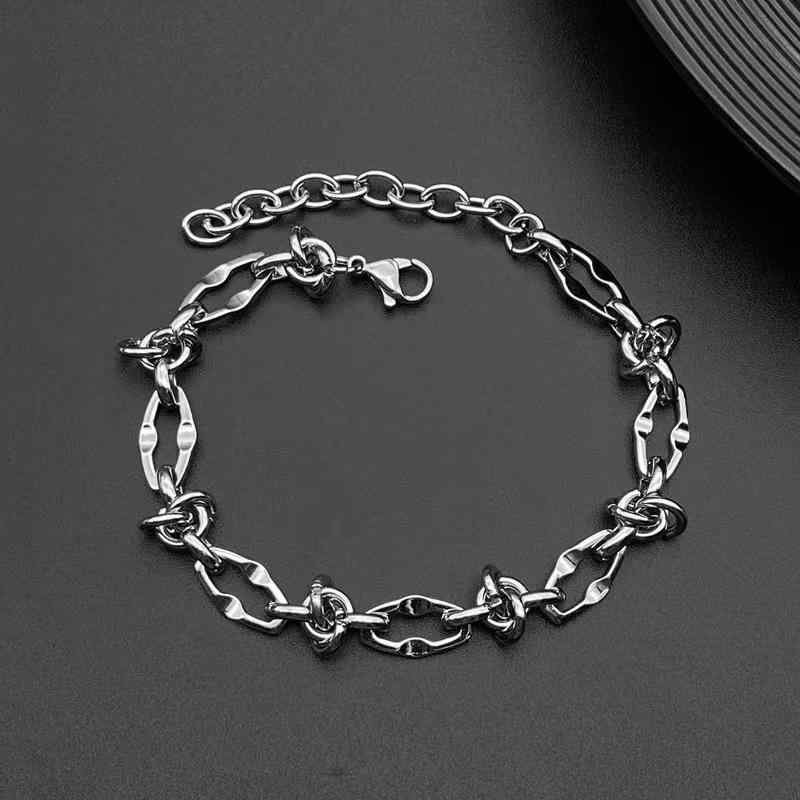 팔찌 - ブレスレット メンズ レディース チタン鋼製 棘モチーフ 幾何学模様 男女兼用 アクセサリー ヒップホップ ストリートスタイル 手作り プレゼント