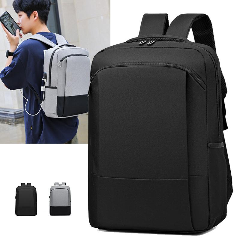 リュック メンズ 男性用 ビジネス 通勤 大容量 防水 14インチ 51.99cm PC収納 ナイロン グレー ブラック