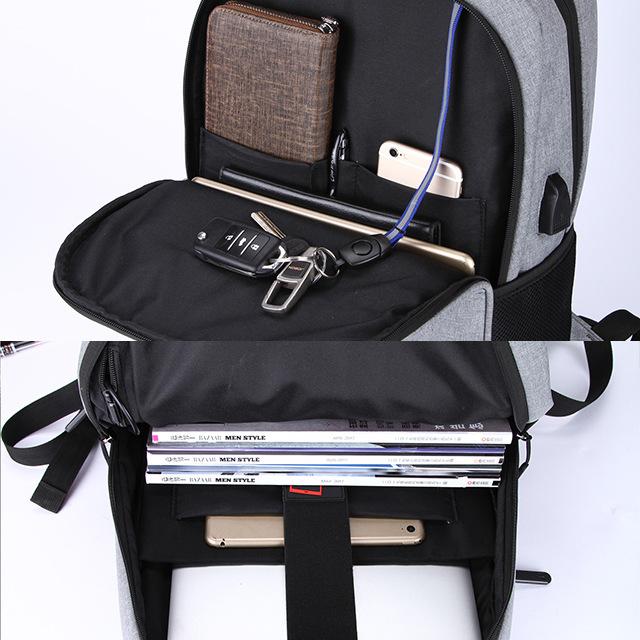 リュックサック 男性用 USB充電 大容量 PCバッグ ビジネス 通勤 通学 旅行 防水 撥水 15インチ 耐摩耗 盗難防止 拡張 衝撃吸収 ブラック グレー ブルー