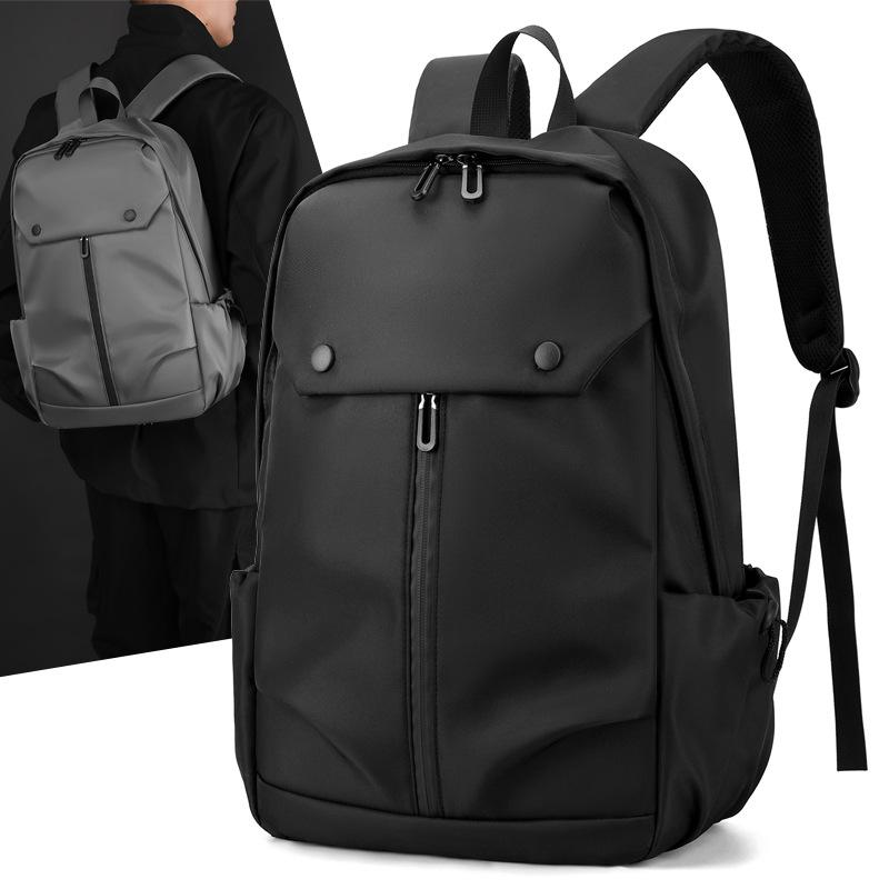 リュックサック メンズ レディース ビジネス カジュアル 軽量 防水 撥水 ナイロン 大容量 A4 PC収納 通勤 通学 旅行 20L 黒