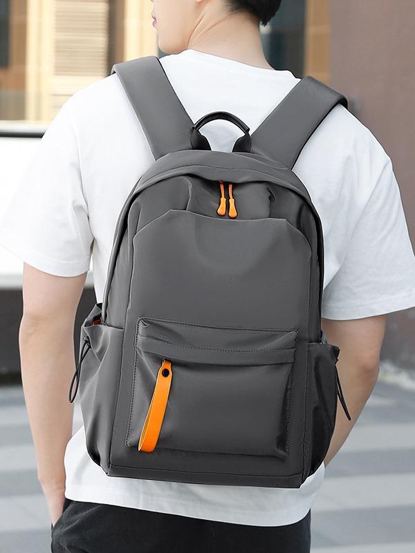 リュックサック メンズ 男性用 大容量 撥水 ビジネス 通勤 通学 旅行 バッグ 鞄 20L以下 A4 PC収納 15インチ ポリエステル