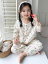 子供服 長袖 パジャマ 上下セット 中大童 綿100% ダブルガーゼ エアコン 部屋着 韓国風 かわいい 春秋 ..