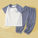 子供用パジャマ 上下セット 半袖 短パン 接触冷感 薄手 男の子 女の子 ルームウェア 部屋着 寝巻 涼しい キッズ ベビー 春夏 ポリエステル ピンク系 ブル...