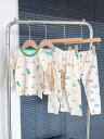 子供用パジャマ 上下セット 春秋 韓国風 子供服 男の子 女の子 コットン プリント 長袖 ルームウェア 部屋着 寝間着 保温 伸縮性 かわいい 90cm 10...