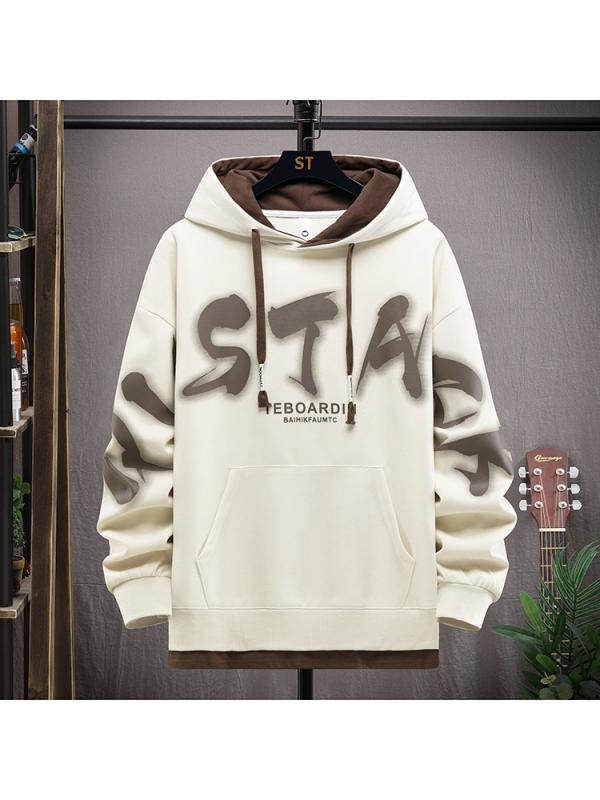 パーカー キッズ 男の子 長袖トップス 秋物 初中高生 フード付き コットン 普段着 ルームウェア スポーツ ウェア 白 黒 カーキ 赤