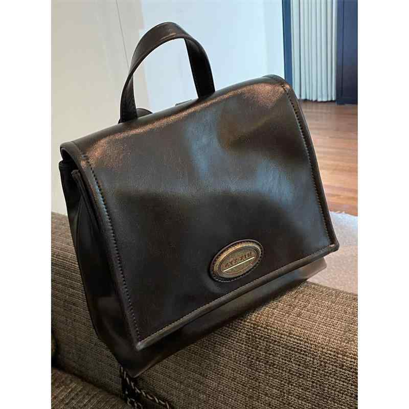 リュック レディース 男性用 春夏 PUレザー 鞄 カバン 珈琲色 欧米風 レトロ 大学生 ビジネス