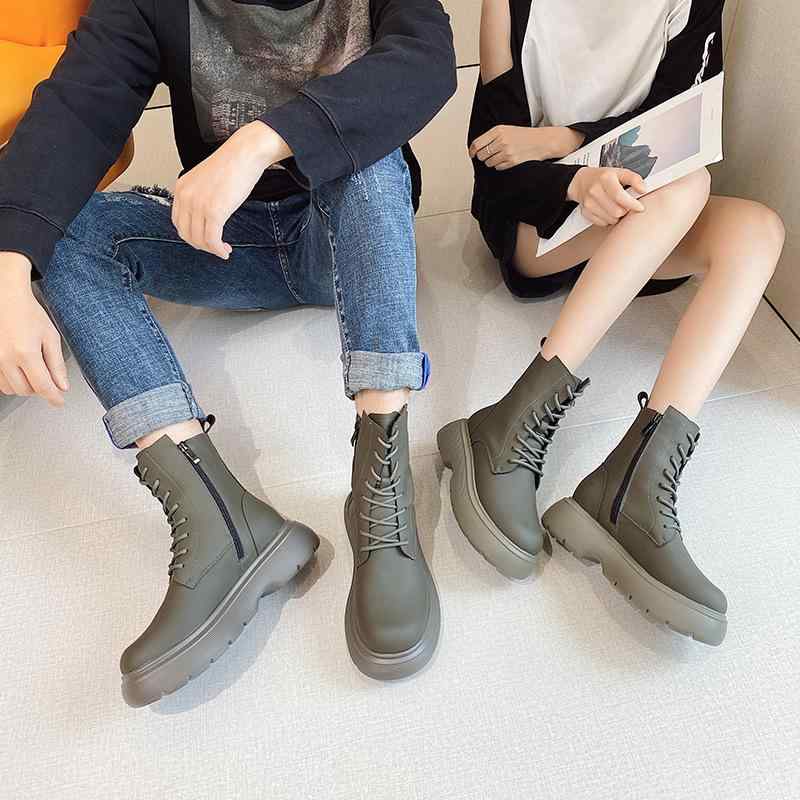 ブーツ 男女兼用 マウンテンブーツ 本革 ショートブーツ 厚底 ワークブーツ レースアップ サイドジップ 防水 滑り止め 衝撃吸収 クッション性 グリップ性 カジュアル 普段使い 春秋冬 黒 ブラック グレー