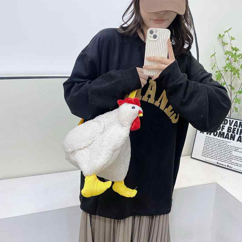 ・カラー: ホワイト、ブラック、カーキ色、深棕色・スタイル: ジェンダーレス・素材: 毛绒・バッグのスタイル: その他・バッグのサイズ: 中・流行の要素: ステッチ・裏地の材質: ポリエステル・バッグの形状: 横型・開閉方法: ファスナー・...