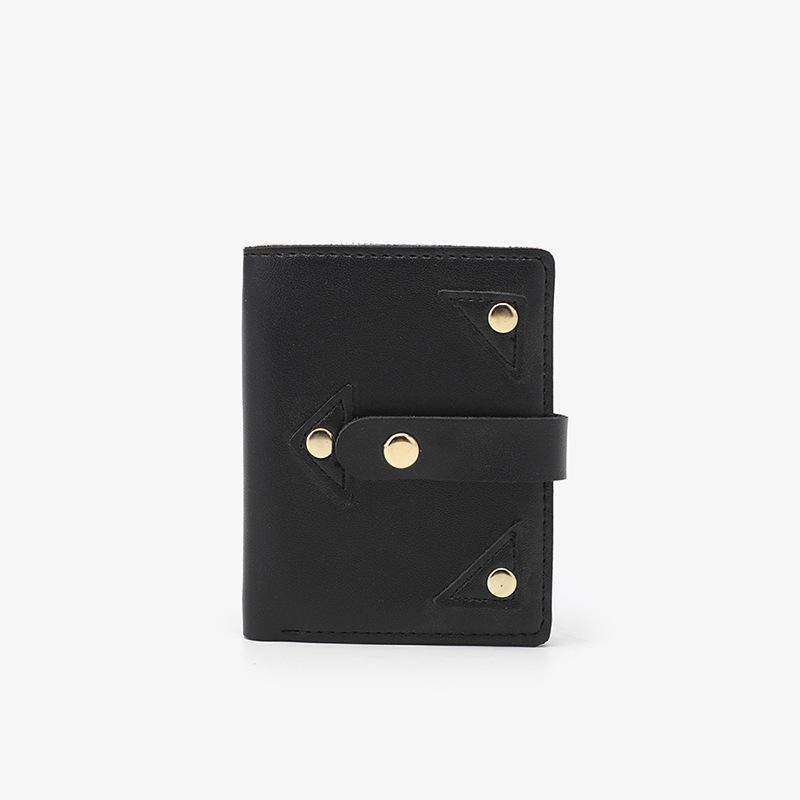 財布 レディース ミニ財布 本革風 小銭入れ カードケース 多機能 コンパクト かわいい おしゃれ ブラッ..