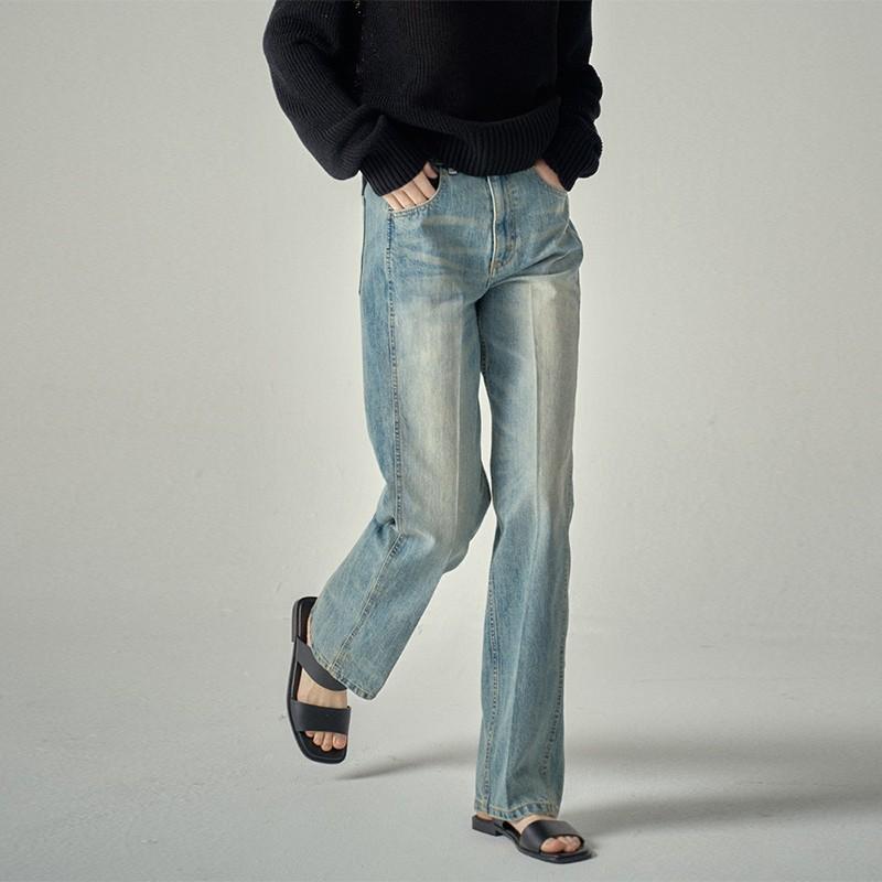 ・素材: 綿・股下: フルレングス・カラー: ライトブルー・サイズ: S、M、L、XL・スタイル: 通勤・素材構成: 綿95%以上・パンツタイプ: ストレート