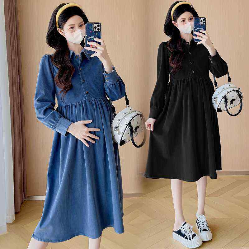 ・ネックライン: POLOネック・袖丈: 長袖・主な素材: その他・柄: 無地・スカート丈: ミモレ丈・カラー: ブラック、ブルー・サイズ: M、L、XL、2XL・スカートタイプ: アシンメトリー・スタイル: ストリート