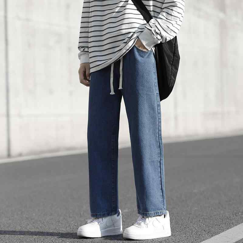 ジーンズ メンズ デニムパンツ ゆったり ストレート 伸縮性 ウエストゴム ジーパン 男性用 デニム ズボン 普段使い 秋 水洗い加工 G12