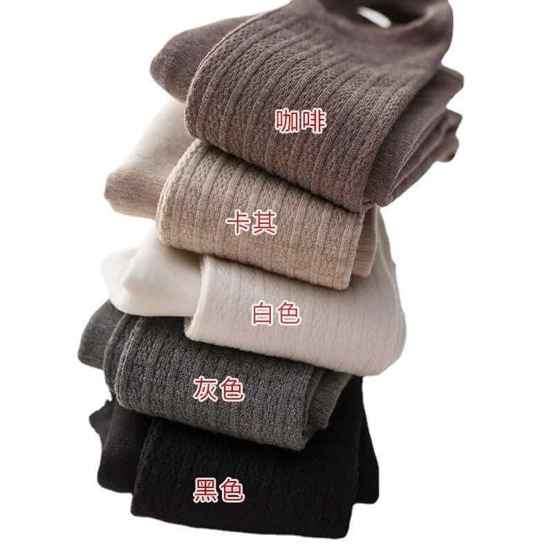 子供用タイツ ガールズ 厚手 裏起毛 コットン ニット ケーブル編み あったか レギンス スパッツ 秋 冬 ..