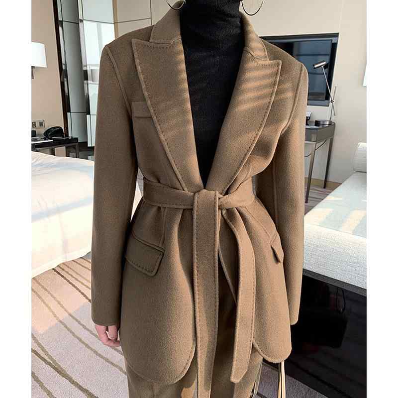 ジャケット レディース 秋冬 ウール テーラード スーツ セットアップ ファッション 気質 通勤 オフィス おしゃれ かわいい XS S M L XL..