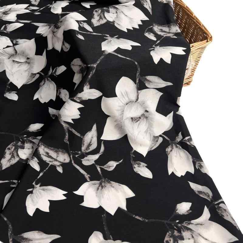 生地・布地 レディース ポリエステル 真絲 ベルベット サテン プリント 春夏 シャツ ワンピース スカー..