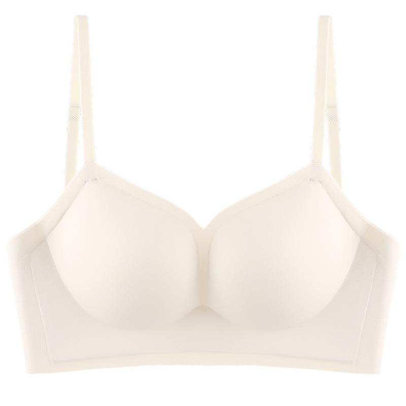 ブラジャー レディース 上下セット 小胸 盛れる Uネック バックシャン ノンワイヤー 通気性 調整型 快..