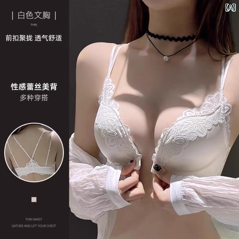 ブラジャー レディース 女性用 小胸 盛れる 前開き ノンワイヤー ブラジャー ショーツ セット 3/4カップ 豹柄 欧美風