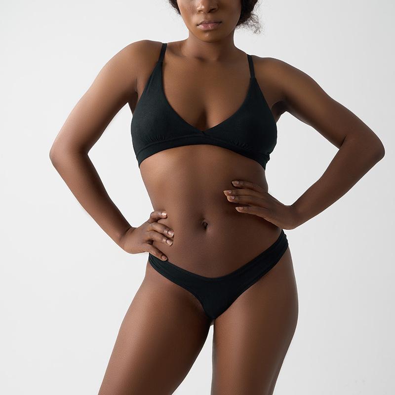 ブラジャー &amp; ショーツセット レディース コットン ヨガ 速乾 美背 スポーツインナー リラックス ..