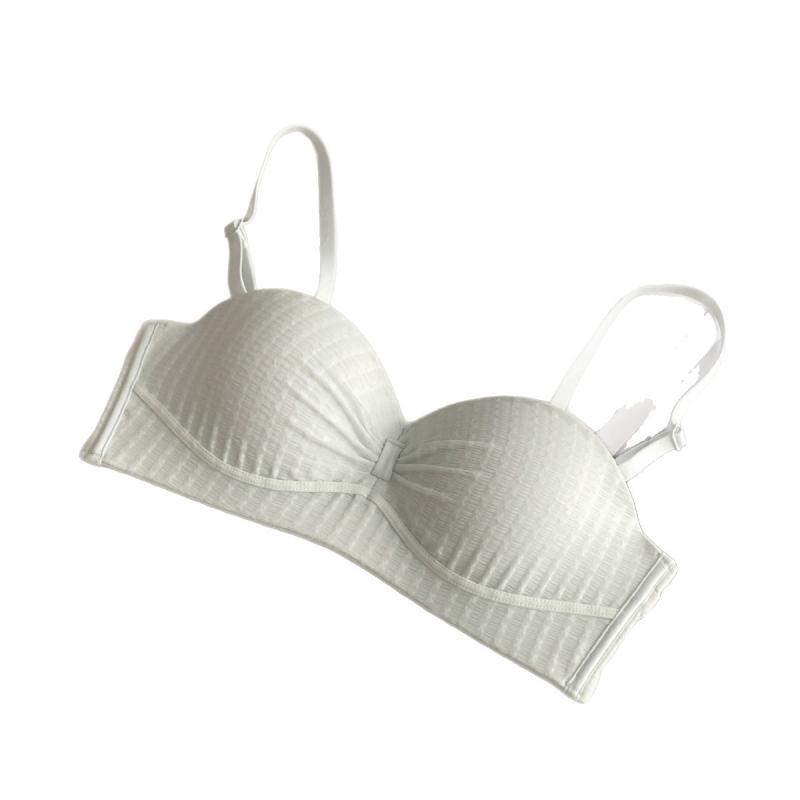 ブラジャー &amp; ショーツセット レディース 春夏 1/2カップ チューブトップ ストラップレス 美背 肌..