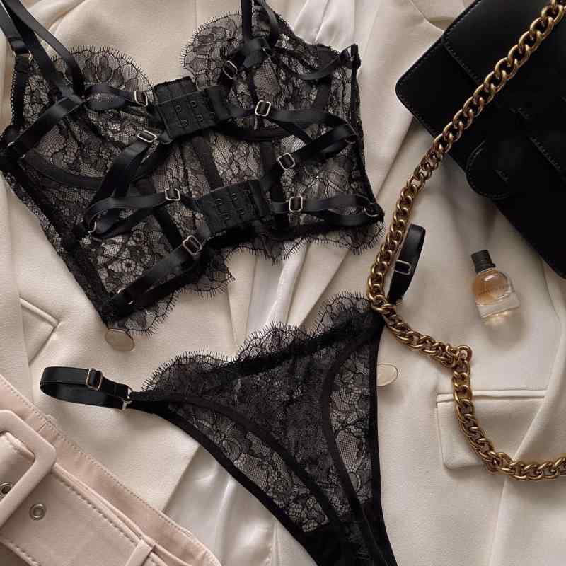 ブラジャー セット レディース レース ビスチェ 補正下着 ランジェリー ポリエステル 黒 ブラック 赤 レッド 白 ホワイト ヒョウ柄 S M L