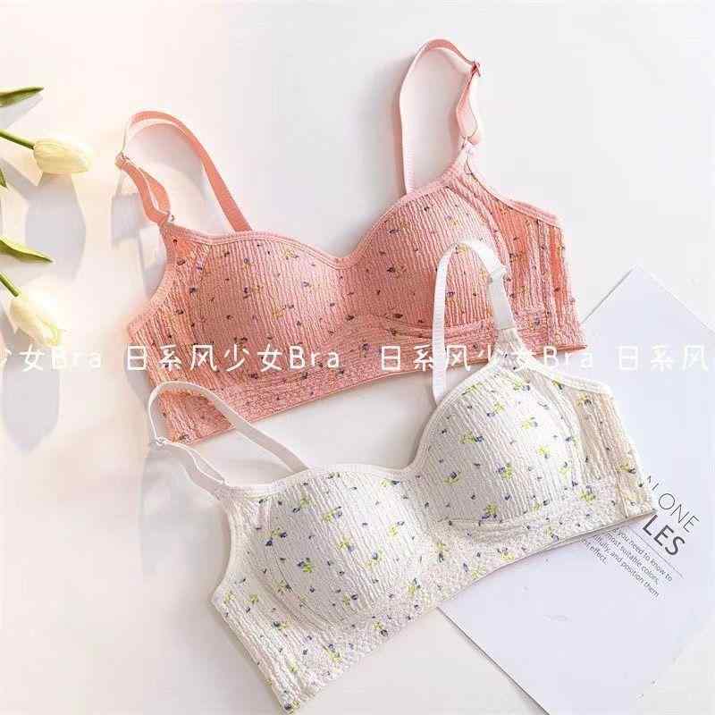 ブラジャー & ショーツ レディース 上下 セット 韓国風 レース ノンワイヤー 脇高 谷間メイク 美背 通気性 3/4カップ