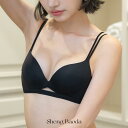 ブラジャー ショーツ セット レディース 小胸 盛れる 谷間 3/4カップ ワイヤレス 響かない ひびきにくい シームレス 通気性 快適 無地 シンプル ナイロン スパンデックス