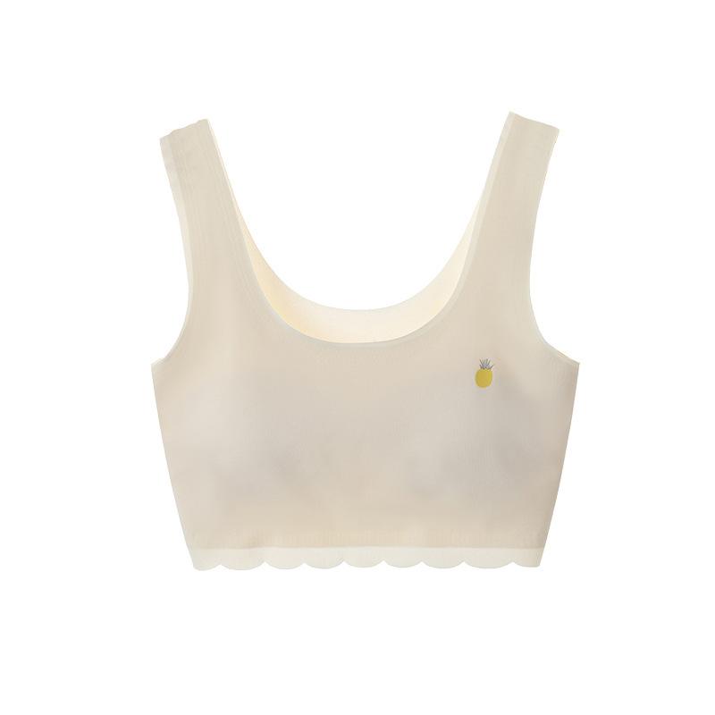 ブラジャー ガールズ ティーン ノンワイヤー スポーツブラ ジュニア ハーフトップ スポブラ 吸汗速乾 ..