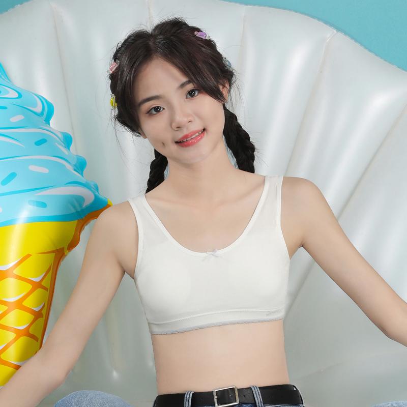 ブラジャー &amp; キャミソール ジュニア ティーン 女の子 モーダル ノンワイヤー 幅広ショルダー ハー..