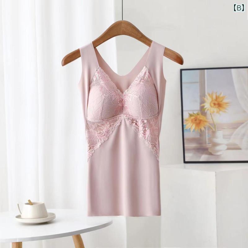 ブラジャー レディース 大きいサイズ ベスト式 ノンワイヤー 薄型 フルカップ 補正下着 レース 70%綿 贅沢 高見え ブラック ピンク系 ブルー パープル