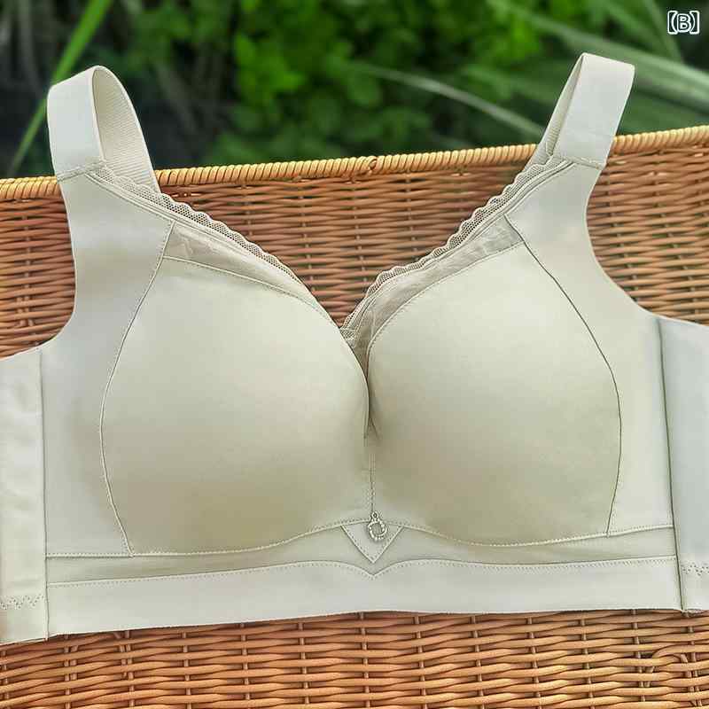 ブラジャー レディース 大きいサイズ 薄手 通気性 快適 フルカップ 寄せ上げ 垂れ防止 シームレス 補正下着 shadowtail-10466049 シャドーテール サンプル画像3