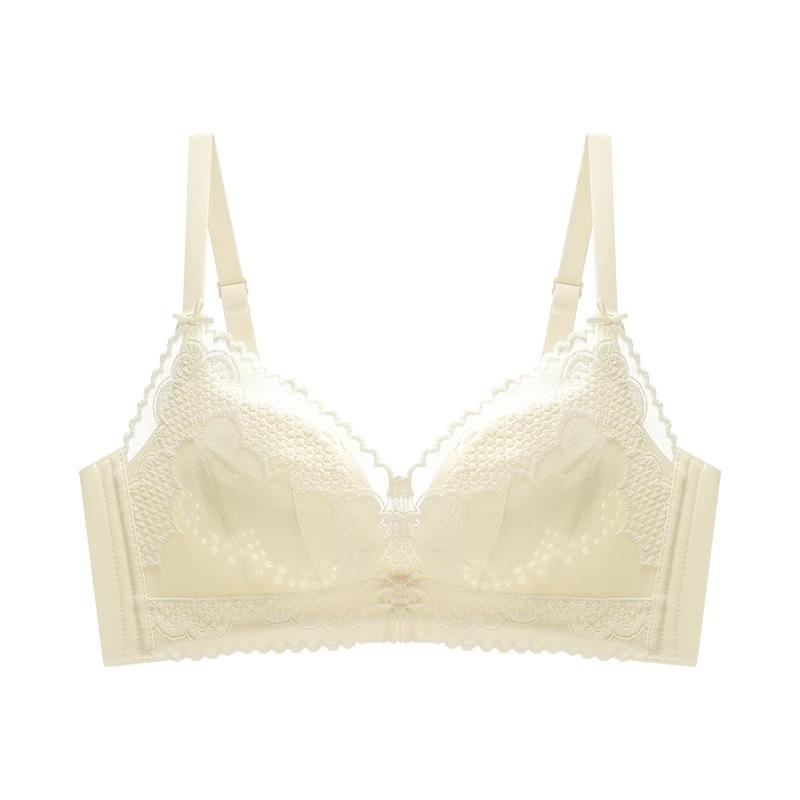 ブラジャー レディース 超薄型 通気性 快適 寄せ 上げ バスト 補正 垂れ防止 ワイヤーなし 3/4カップ 7..