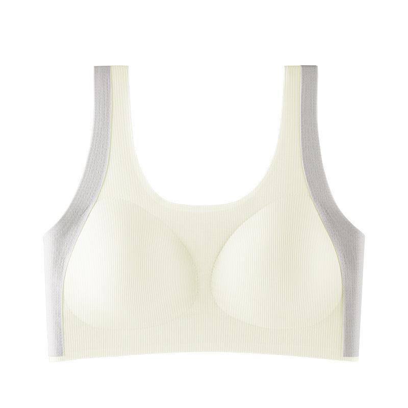 ブラジャー キッズ ジュニア ハーフトップ スポブラ スポーツブラ 薄手 全罩杯 ノンワイヤー 小学生 中..