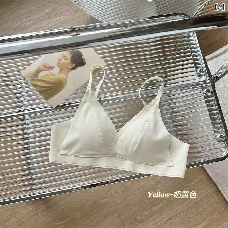 ブラジャー レディース 薄型 三角カップ ノン...の紹介画像2