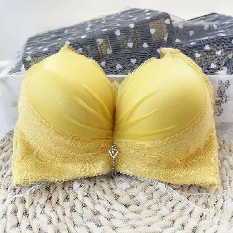 ブラジャー レディース 小胸 盛りブラ 厚手 9cm 10cm 12cm 超厚 3/4カップ 綿 ソフトワイヤー ホック付..