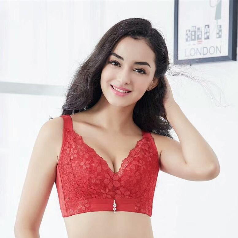 ブラジャー レディース グラフェン ノンワイヤー 薄手 3/4カップ 脇高 谷間メイク 通気性 快適 寄せ上..