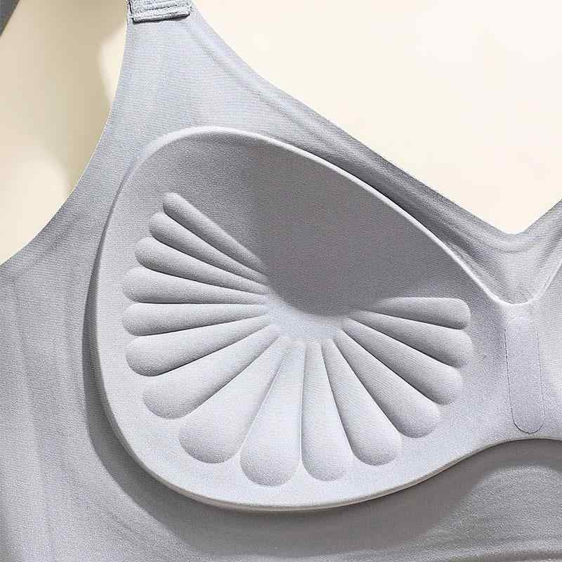 ブラジャー レディース 3D固定カップ 寄せ上げ 無痕 ソフトサポート 快適 インナー 銀灰色 ピンク系 桃色 緑 黒 M L XL 2XL 秋冬