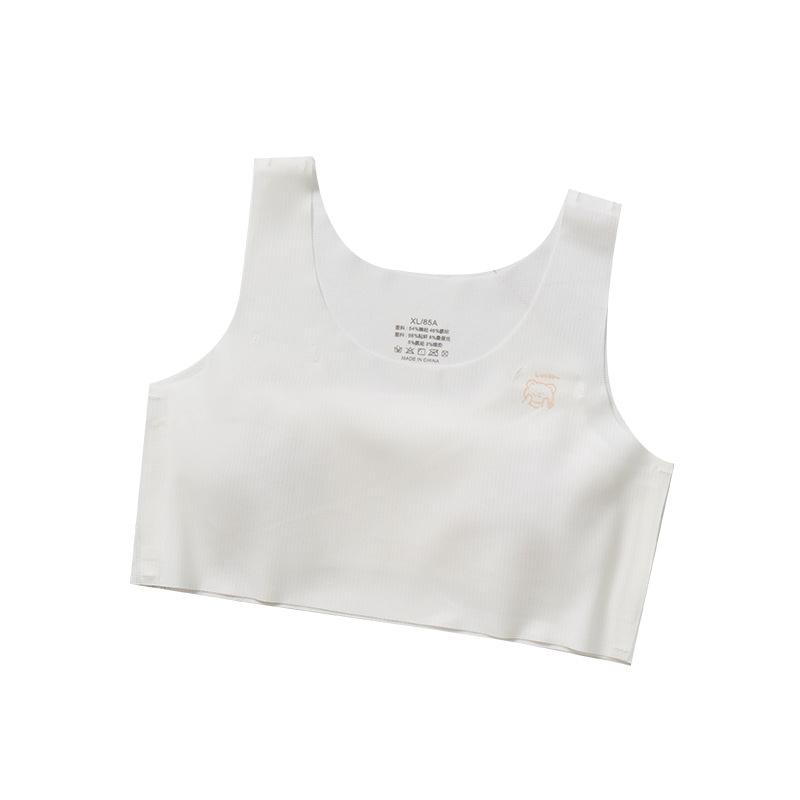 キッズ ブラジャー 薄手 通気性 小学生 中学生 スポブラ ノンワイヤー メッシュ 接触冷感 スポーツブラジャー ファーストブラ ジュニアブラ 下着