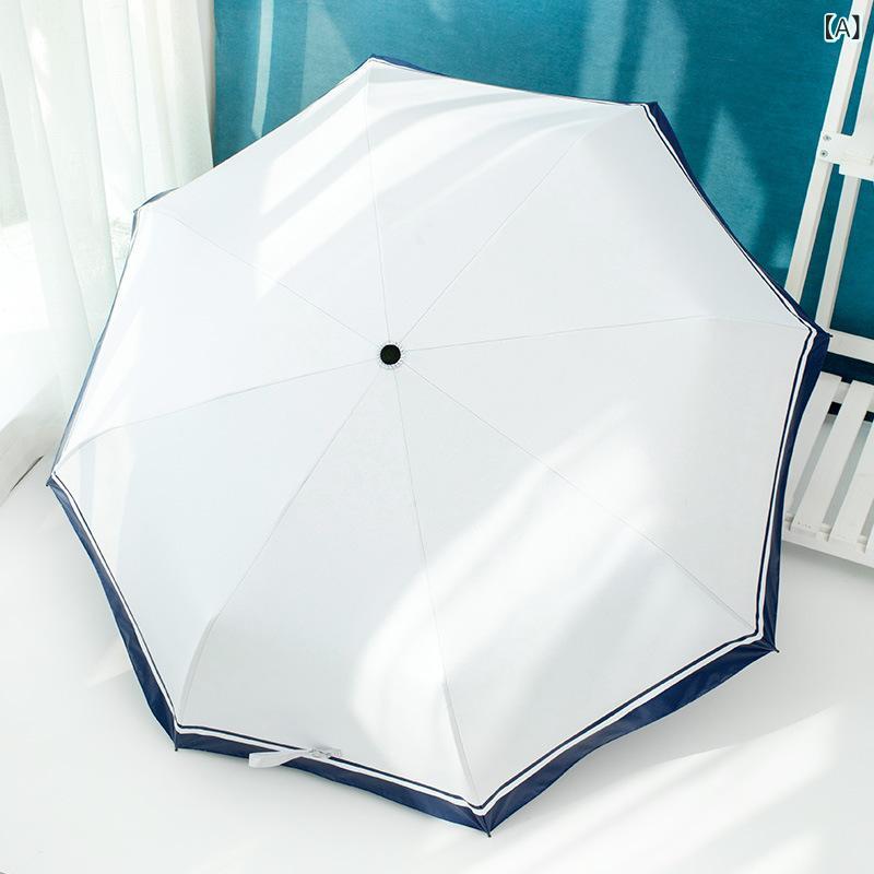 傘 レディース メンズ 折りたたみ傘 晴雨兼用 日傘 UVカット 手動 軽量 コンパクト シンプル かわいい 無地 学生 通勤
