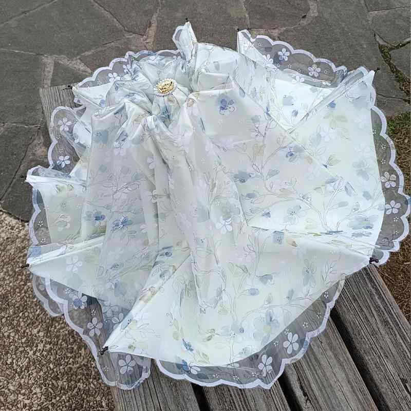 ・スタイル: 新中式・傘の種類: 三つ折り傘・傘生地の素材: レース・傘生地のコーティング: ブラックコーティング・傘骨の素材: その他・傘柄の素材: その他・中棒の素材: その他・開閉方式: 手動・対象: その他・重量: その他・カラー:...