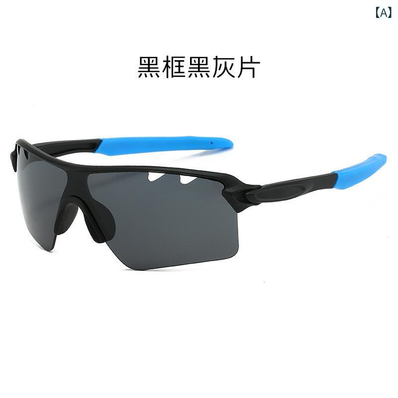 サングラス 子供用 偏光なし UV400カット スポーツ 運転 サイクリング アウトドア 黒 赤 ピンク 青 白 ブラック レッド