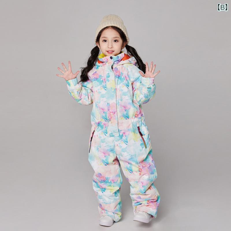 スキーウェア キッズ 子供用 男の子 女の子 防水 防風 防寒 スキーウェア 上下セット 雪遊び 90 100 110 120 130 140 150 160 3