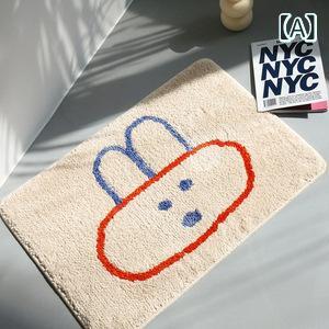 マット 犬用品 強吸水 速乾 防滑 バスマット ドアマット 玄関マット フロアマット カーペット 仿羊绒 かわいい アニマル柄 ルームマット