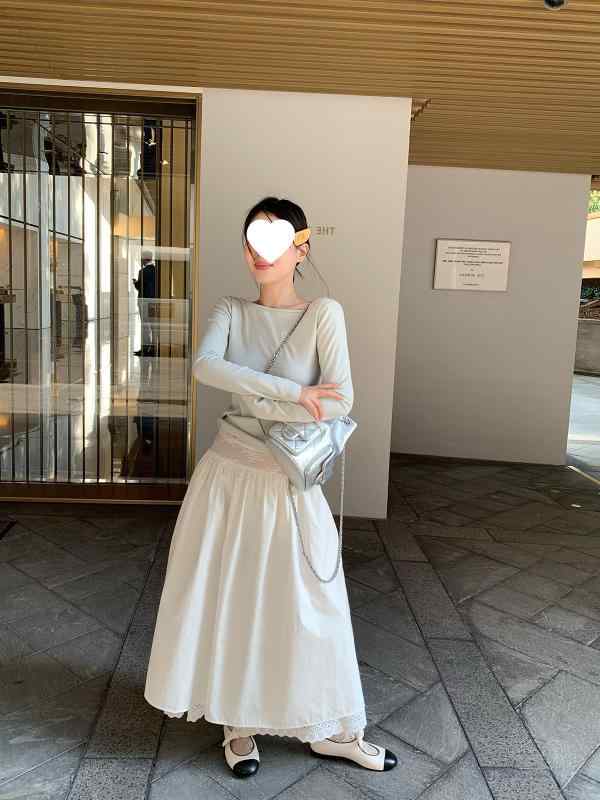 スカート レディース 膝丈 フレア レース ホワイト 春夏 きれいめ フェミニン エレガント 上品 ウエストゴム おしゃれ 通学 通勤 お出かけ デート カジュアル Aライン・パターン: 無地・加工: 拼接・素材: 綿・主な素材成分: 綿・スカート型: フレアスカート・スカート丈: ミモレ丈・カラー展開: ホワイト・サイズ展開: S, M, L・スタイル: 通勤・スカートカテゴリー: スカート・伸縮性: なし