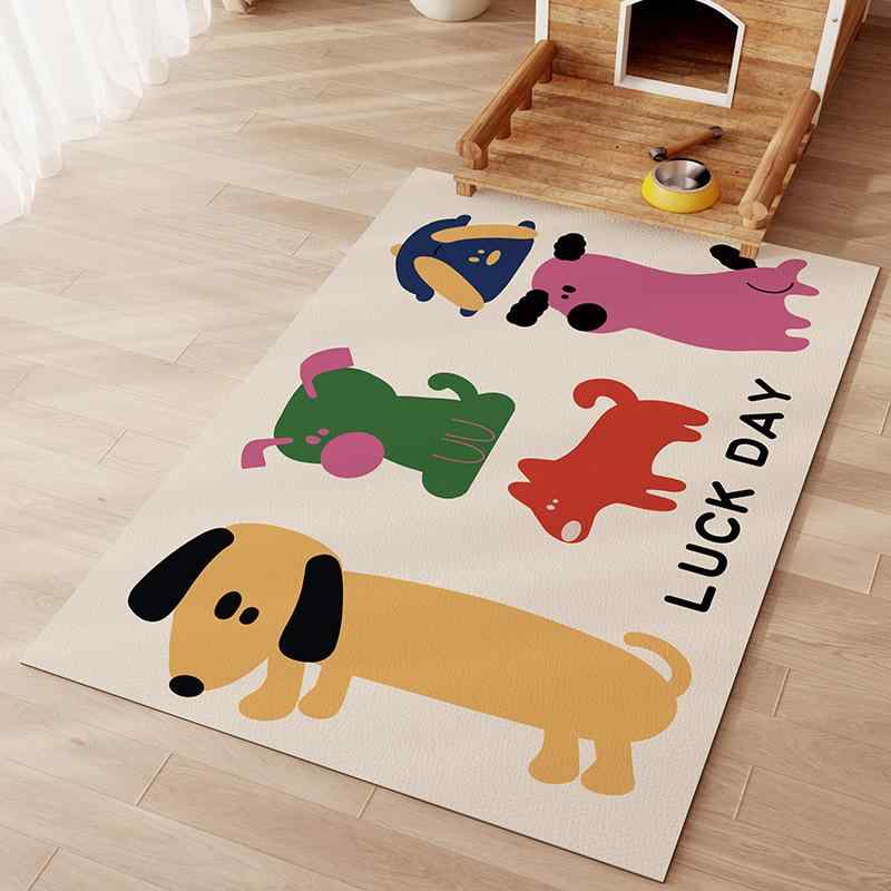 ペットマット PVC 防水 防滑 犬 猫 兼用 拭ける 洗える ペットケージ 敷物 カーペット かわいい 小犬 ..