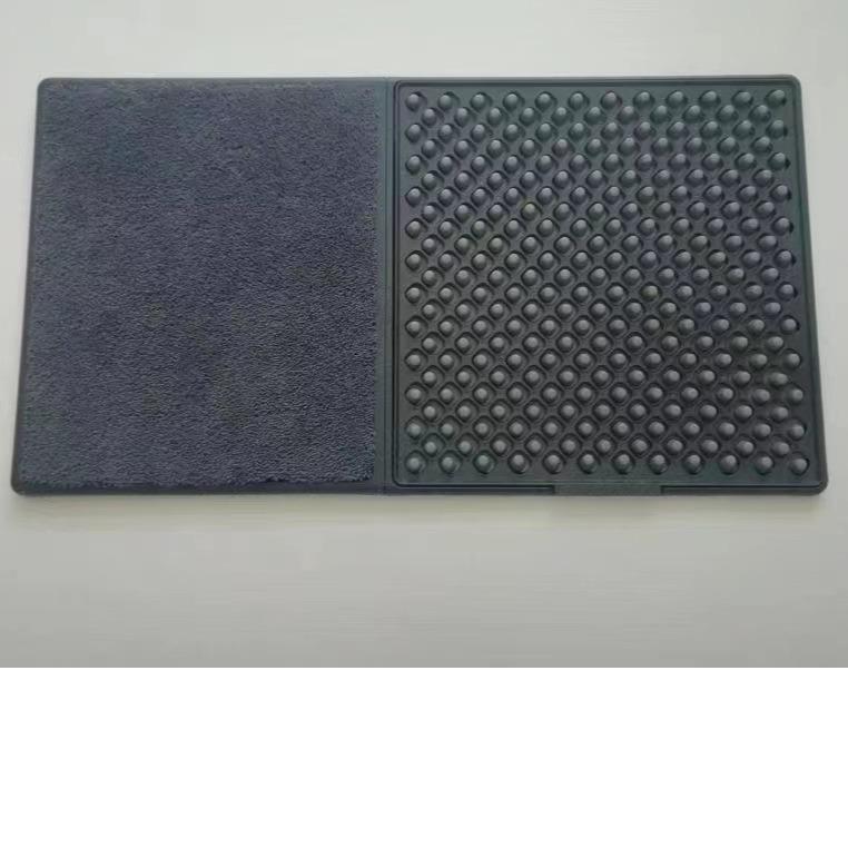 玄関マット 業務用 家庭用 PVA素材 吸水速乾 除菌 消毒 清潔 深灰色 焦げ茶色 83×45cm オフィス 店舗