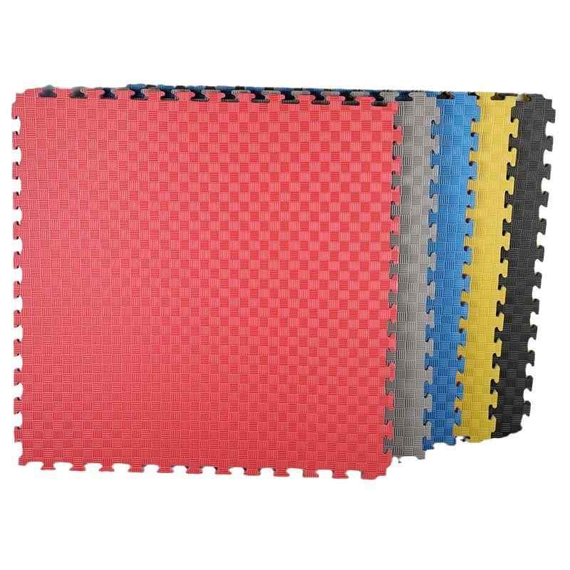 ヨガマット エクササイズマット トレーニングマット 武道 格闘技 厚手 EVA 正方形 100cm 滑り止め スト..